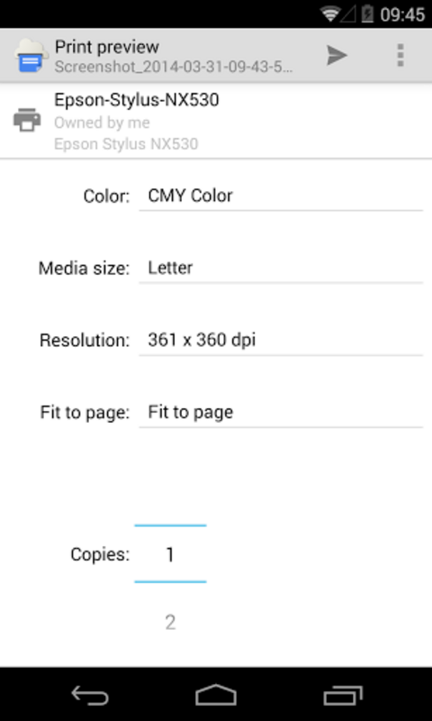 Cloud Print 1.47 APK for Android Screenshot 1