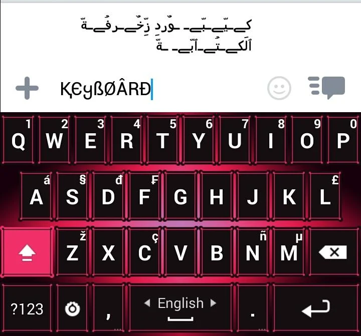 Decoration Text Keyboard 2.3.2 APK for Android Screenshot 1