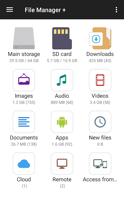 File Manager + 3.2.8 APK for Android Screenshot 1