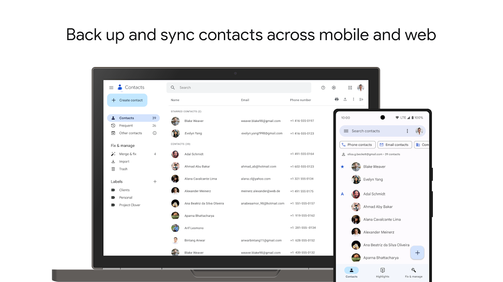 Google Contacts 4.22.37.586680692 APK feature