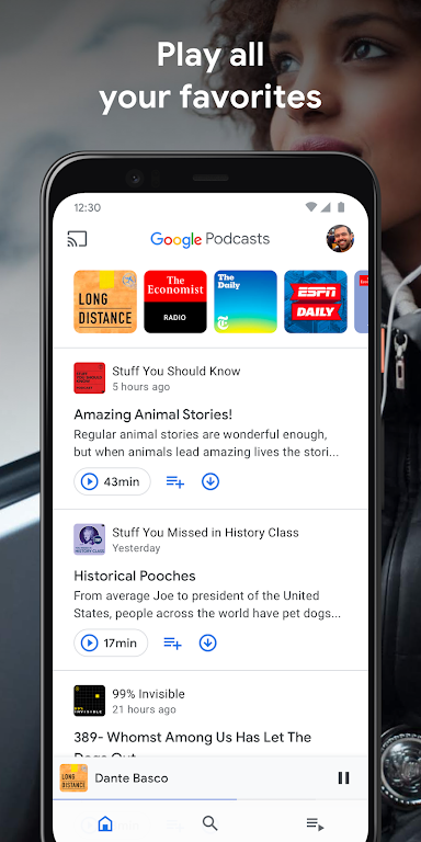 Google Podcasts 1.0.0.562912592 APK for Android Screenshot 1