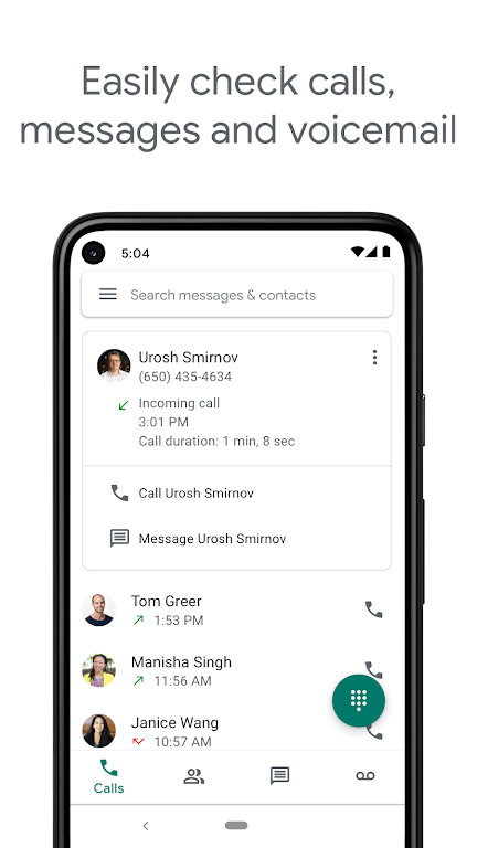 Google Voice 2024.01.15.598676890 APK for Android Screenshot 1