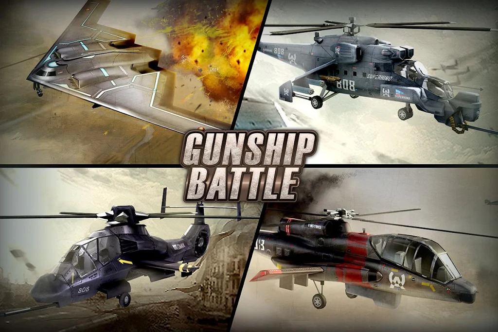 Gunship Battle: Helicopter 3D 2.8.21 APK for Android Screenshot 1