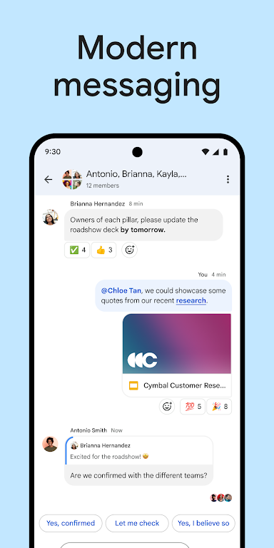 Google Chat 2023.11.26.588120405.Release APK for Android Screenshot 1