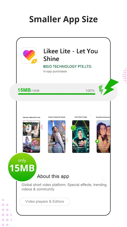 Likee Lite 4.2.1 APK for Android Screenshot 1