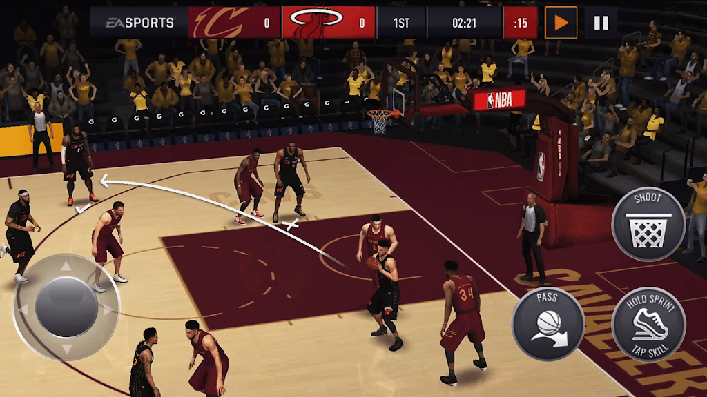 NBA LIVE Mobile 8.1.00 APK feature