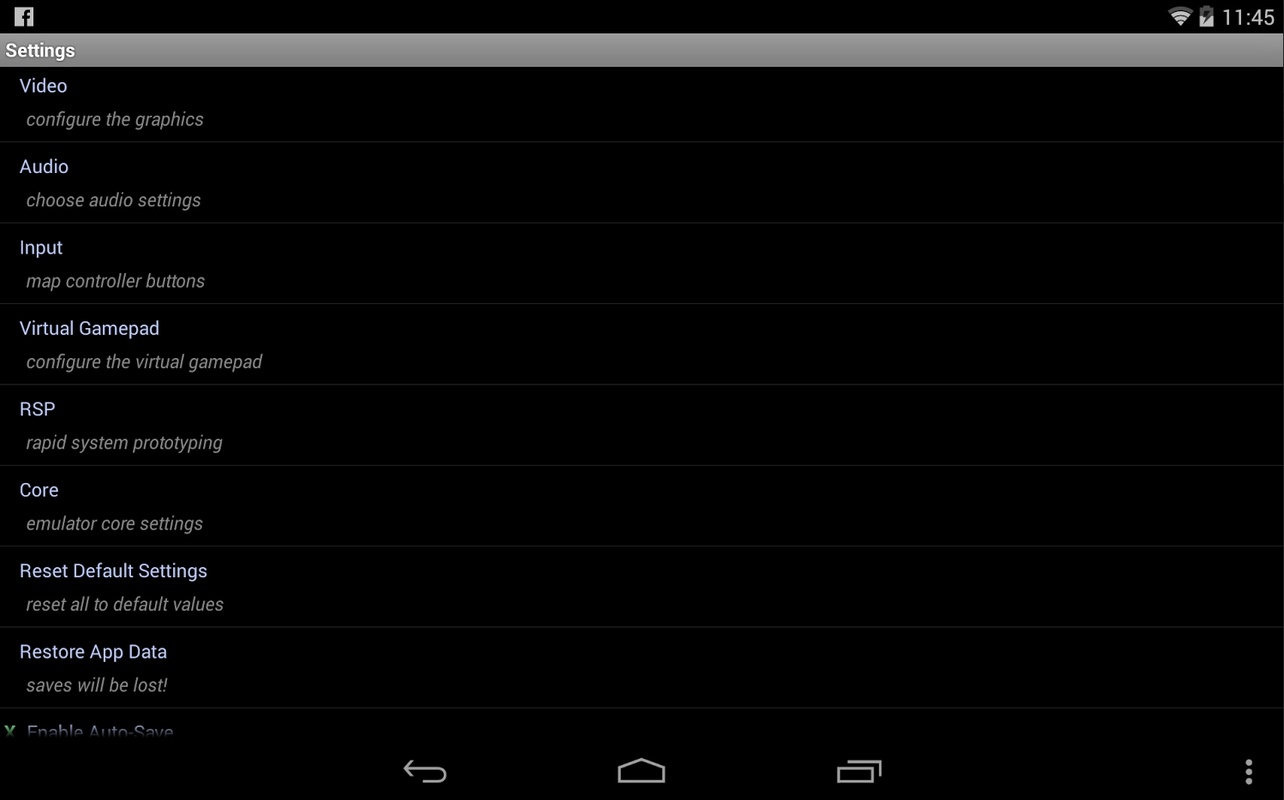 N64 Emulator 0.1.6 APK for Android Screenshot 1