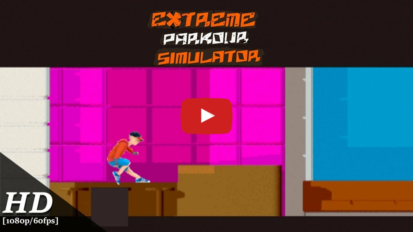 Parkour Training Vector Simulator 3D Games 1.4 APK for Android Screenshot 1