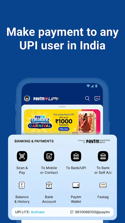 Paytm: Secure UPI Payments 10.30.0 APK for Android Screenshot 1