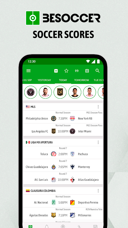 BeSoccer 5.4.8 APK for Android Screenshot 1