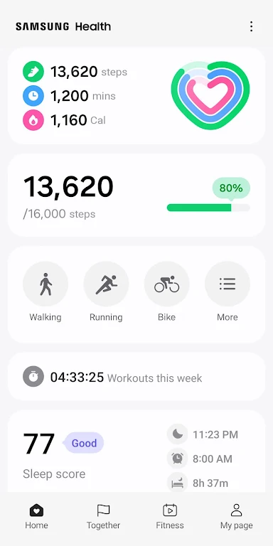 Samsung Health 6.26.2.004 APK for Android Screenshot 1
