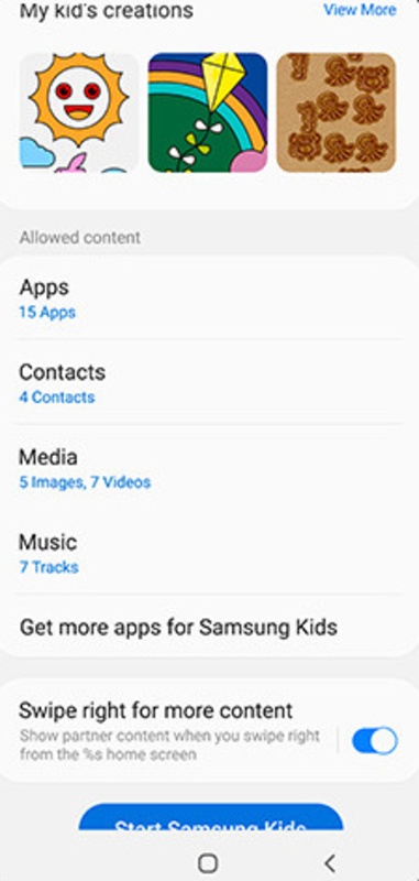 Samsung Kids Mode 12.5.04.0 APK feature