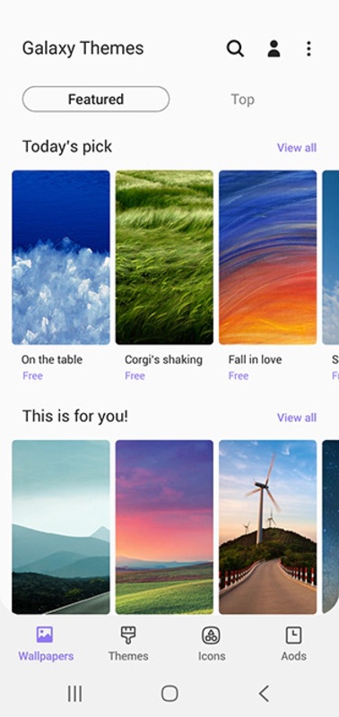 Galaxy Themes 5.3.01.13 APK for Android Screenshot 1