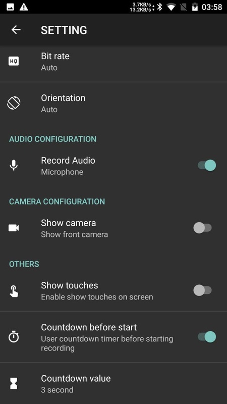 Screen Recorder for Youtube 1.0.1 APK feature