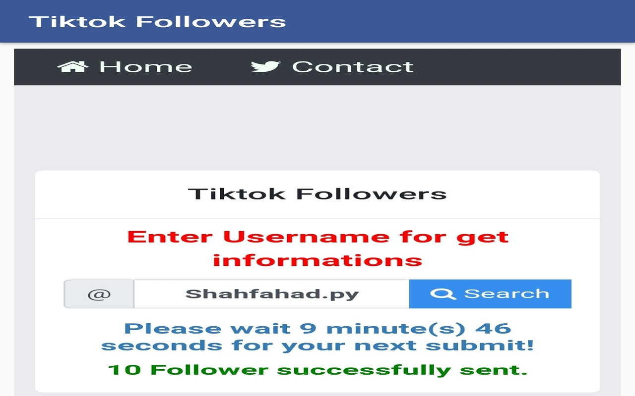 Tiktok Followers 1.0 APK feature