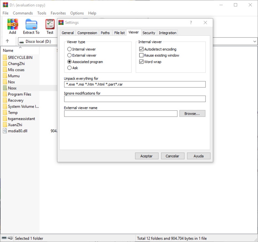 WinRAR 6.24 for Mac Screenshot 6