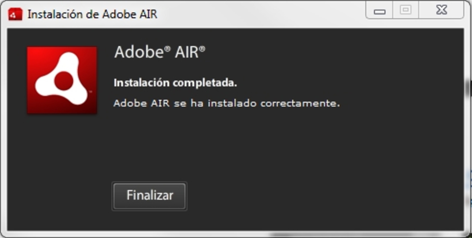 Adobe Air 50.2.4.1 for Windows Screenshot 1
