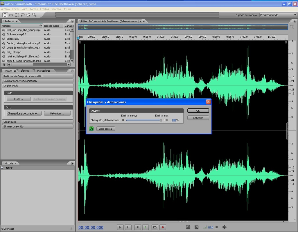 Adobe Soundbooth CS5 feature