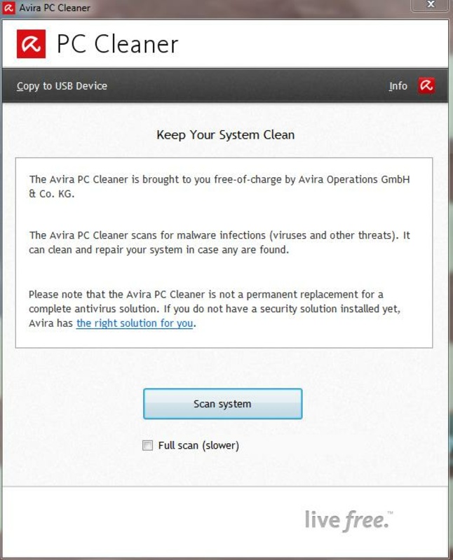 Avira PC Cleaner 14.0.2.286 feature