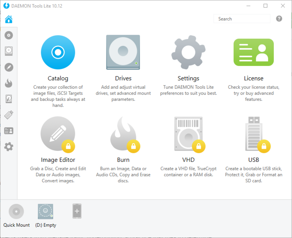DAEMON Tools Lite 12.0.0 for Windows Screenshot 1