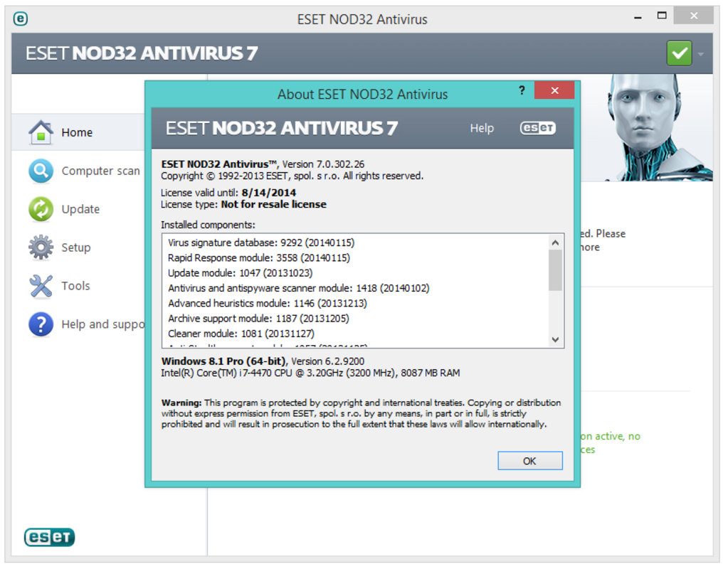 ESET NOD32 Antivirus 17.0.16.0 for Windows Screenshot 4