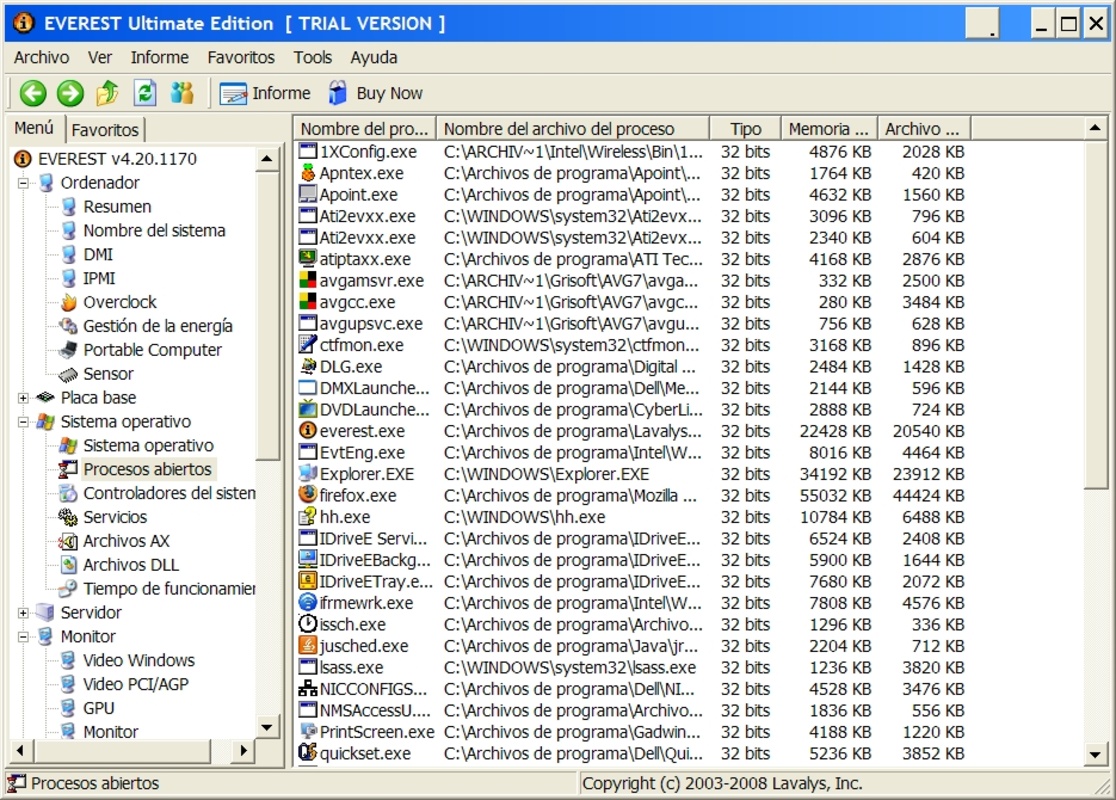 Everest Ultimate Edition 5.50.2100 for Windows Screenshot 1