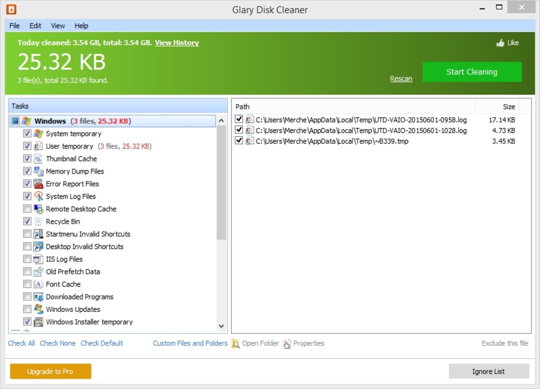 Glary Disk Cleaner 6.0.1.2 feature