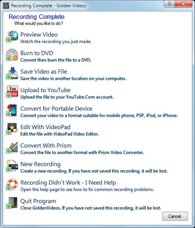 Golden Video VHS to DVD Converter 3.03 for Windows Screenshot 1