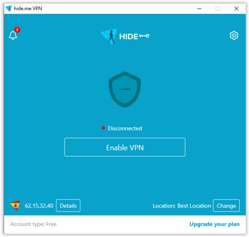 HMA VPN 3.16.0 for Windows Screenshot 1
