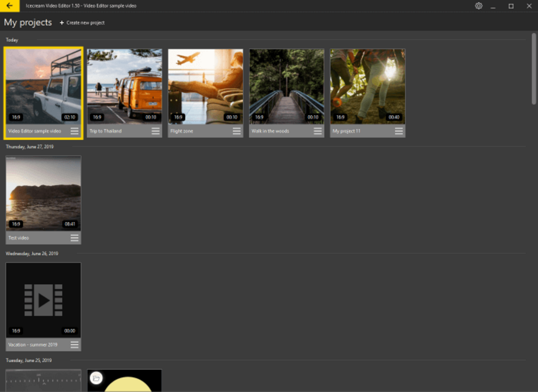 Icecream Video Editor 3.14 for Windows Screenshot 1
