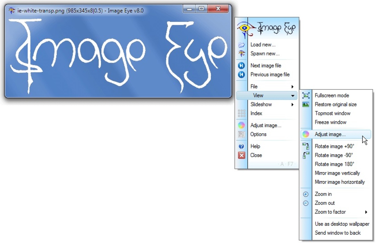 Image Eye 9.3 for Windows Screenshot 1