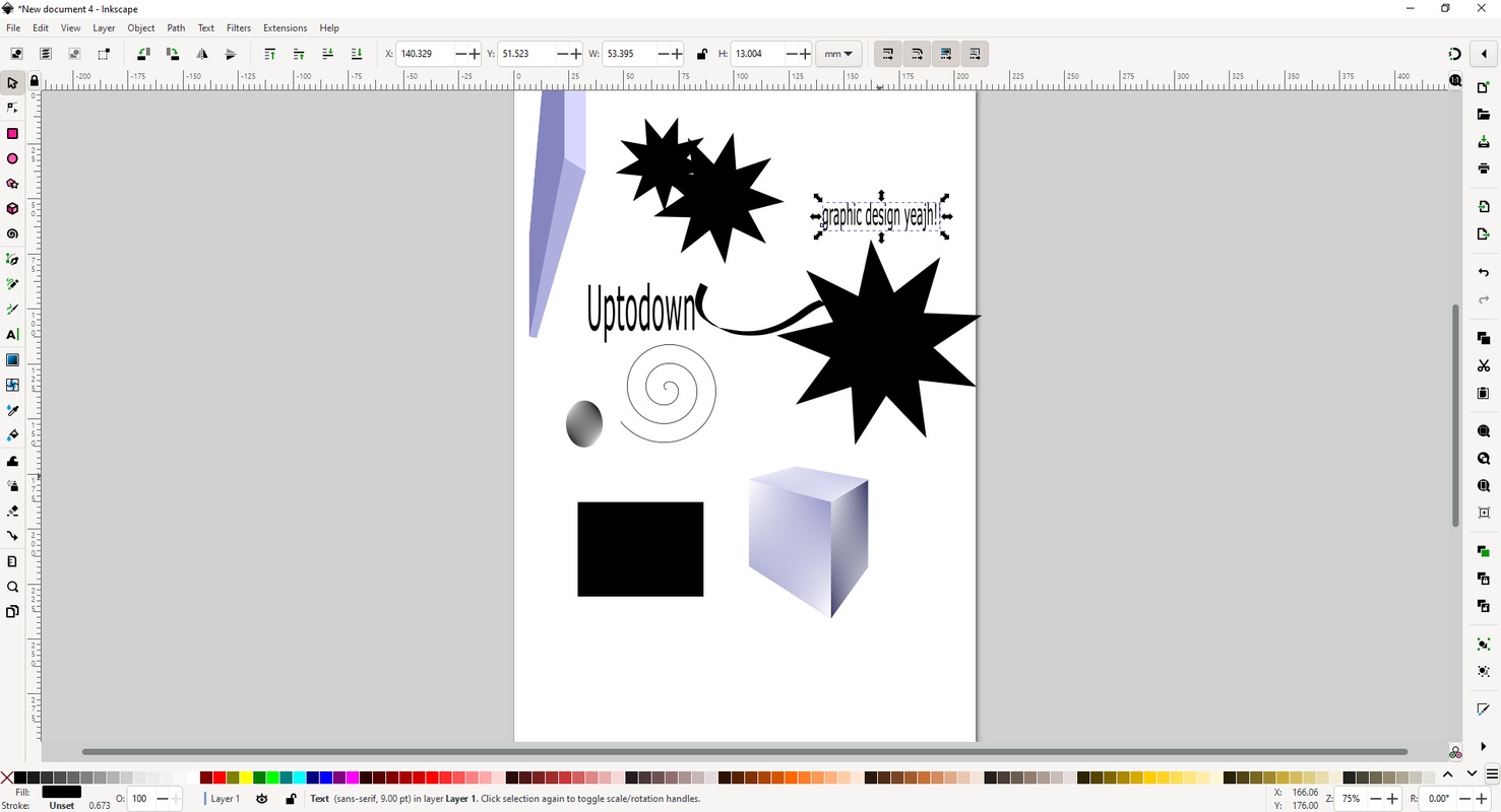 Inkscape 1.3.2 for Windows Screenshot 1