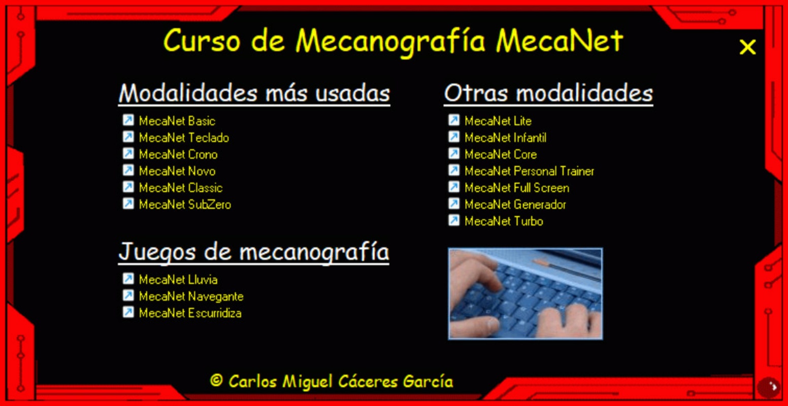 MecaNet 24.01.26 for Windows Screenshot 1