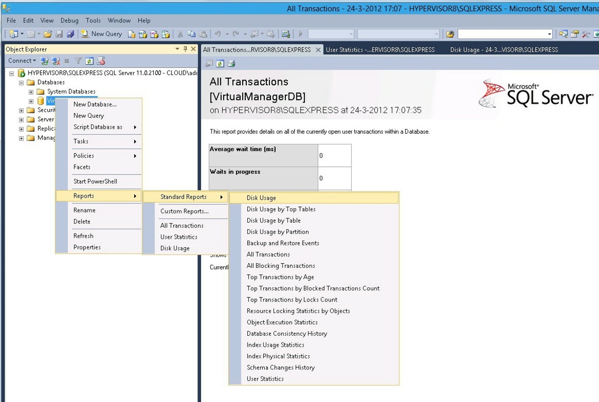 Microsoft SQL Server 2012 Express Edition feature