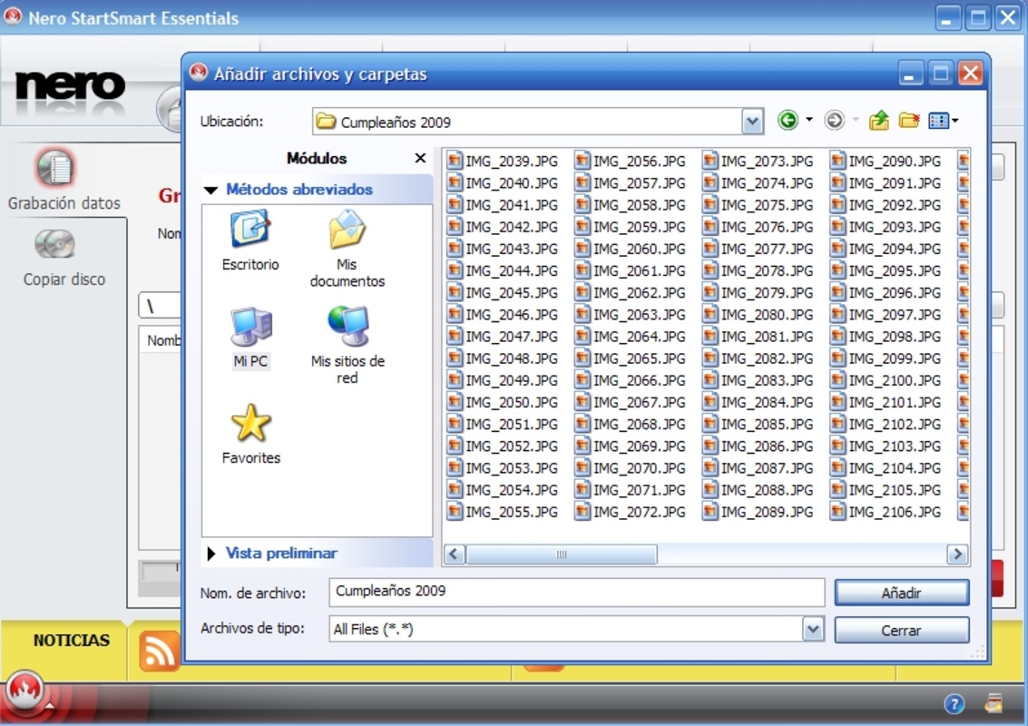 Nero Essentials 10.0.10600 for Windows Screenshot 1