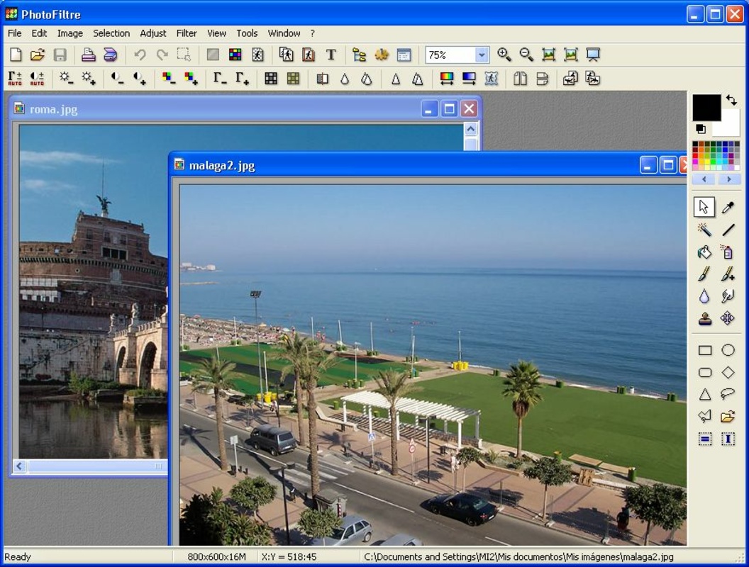 PhotoFiltre 11.5.0 for Windows Screenshot 1