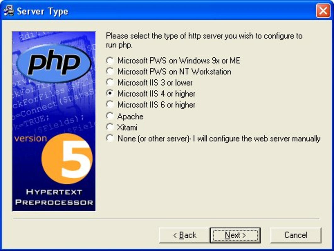 PHP 8.3.2 for Windows Screenshot 1