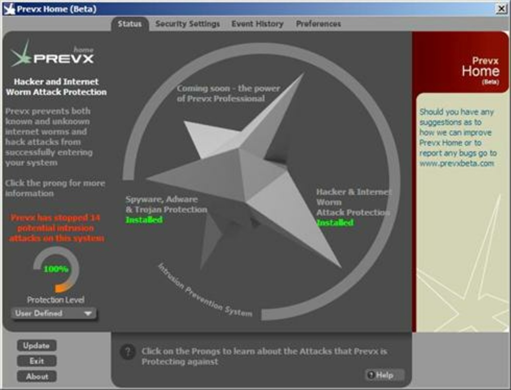 Prevx 3.0 feature