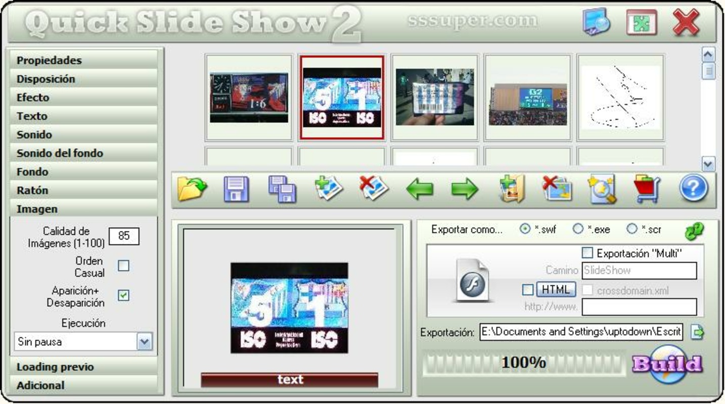 Quick Slide Show 2.33 for Windows Screenshot 1