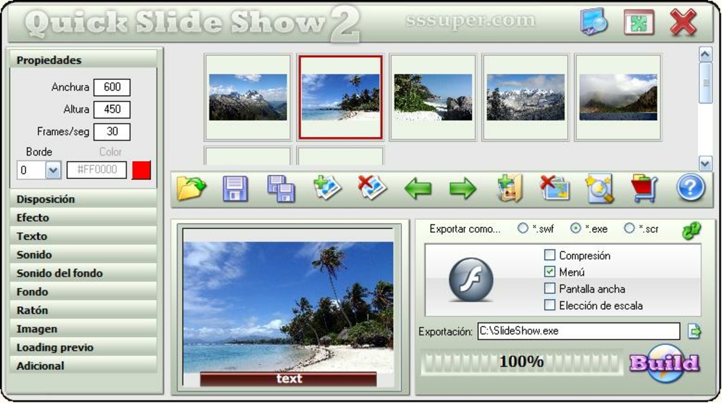 Quick Slide Show 2.33 for Windows Screenshot 2