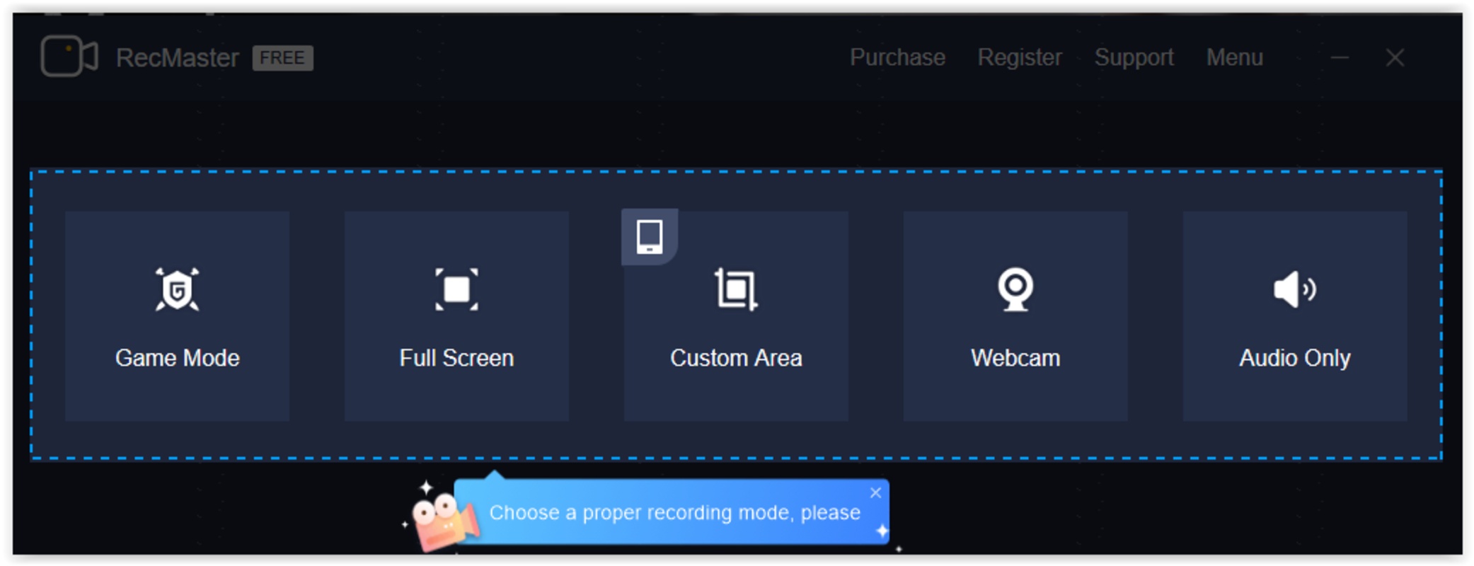 RecMaster Screen Recorder 2.2 feature