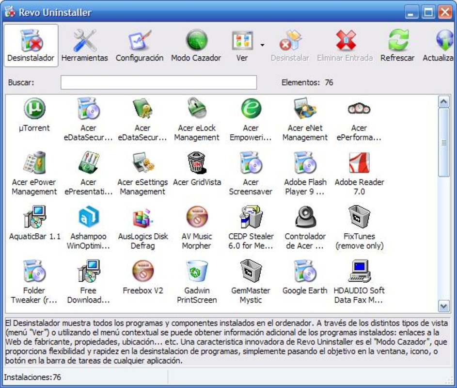 Revo Uninstaller 2.4.5 for Windows Screenshot 1