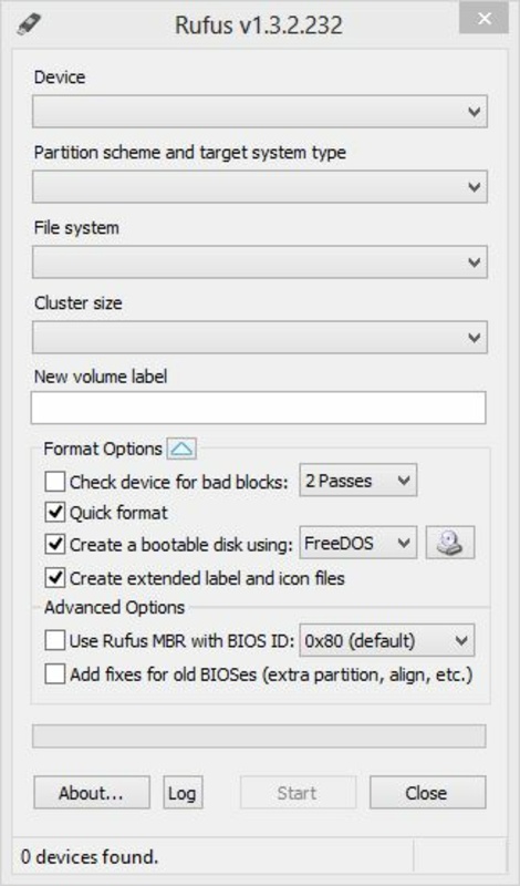 Rufus Portable 4.3 feature