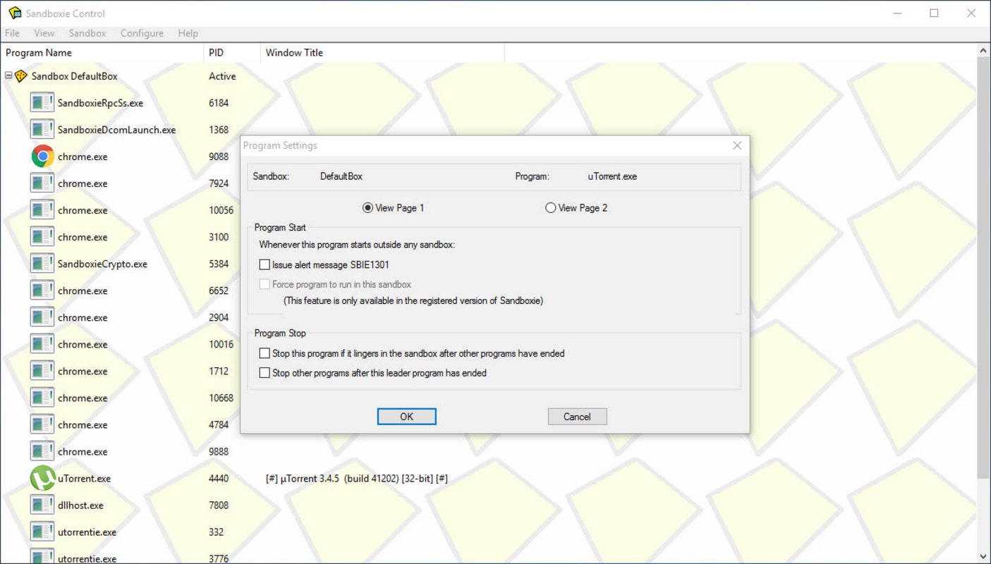 Sandboxie 5.67.7 for Windows Screenshot 1