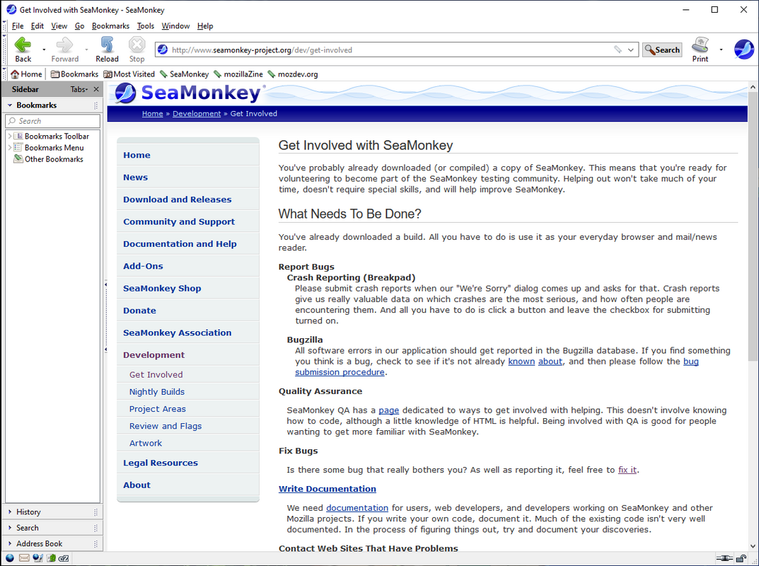 SeaMonkey 2.53.18.1 feature