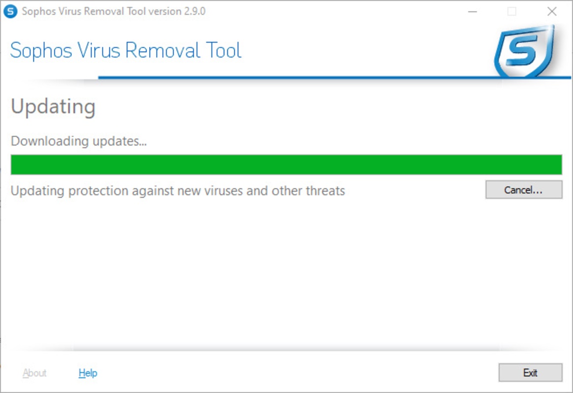 Sophos Virus Removal Tool 2.9.0 feature