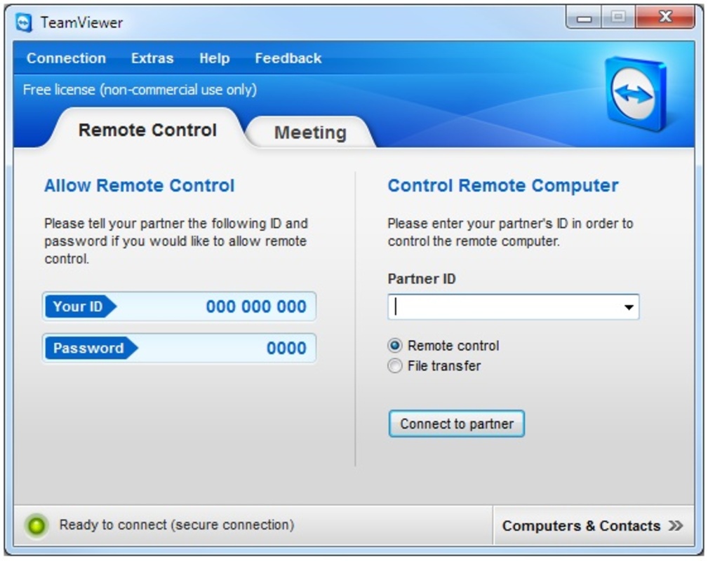 TeamViewer Portable 15.46.7 feature
