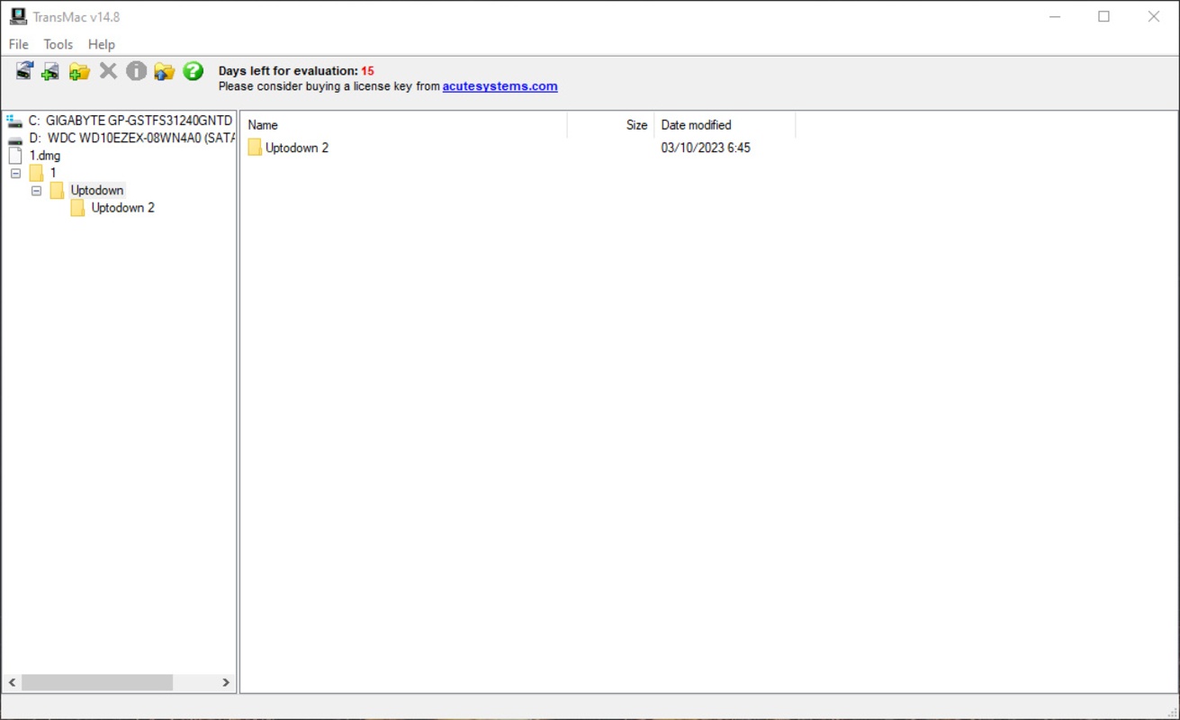 TransMac 15.2 for Windows Screenshot 1