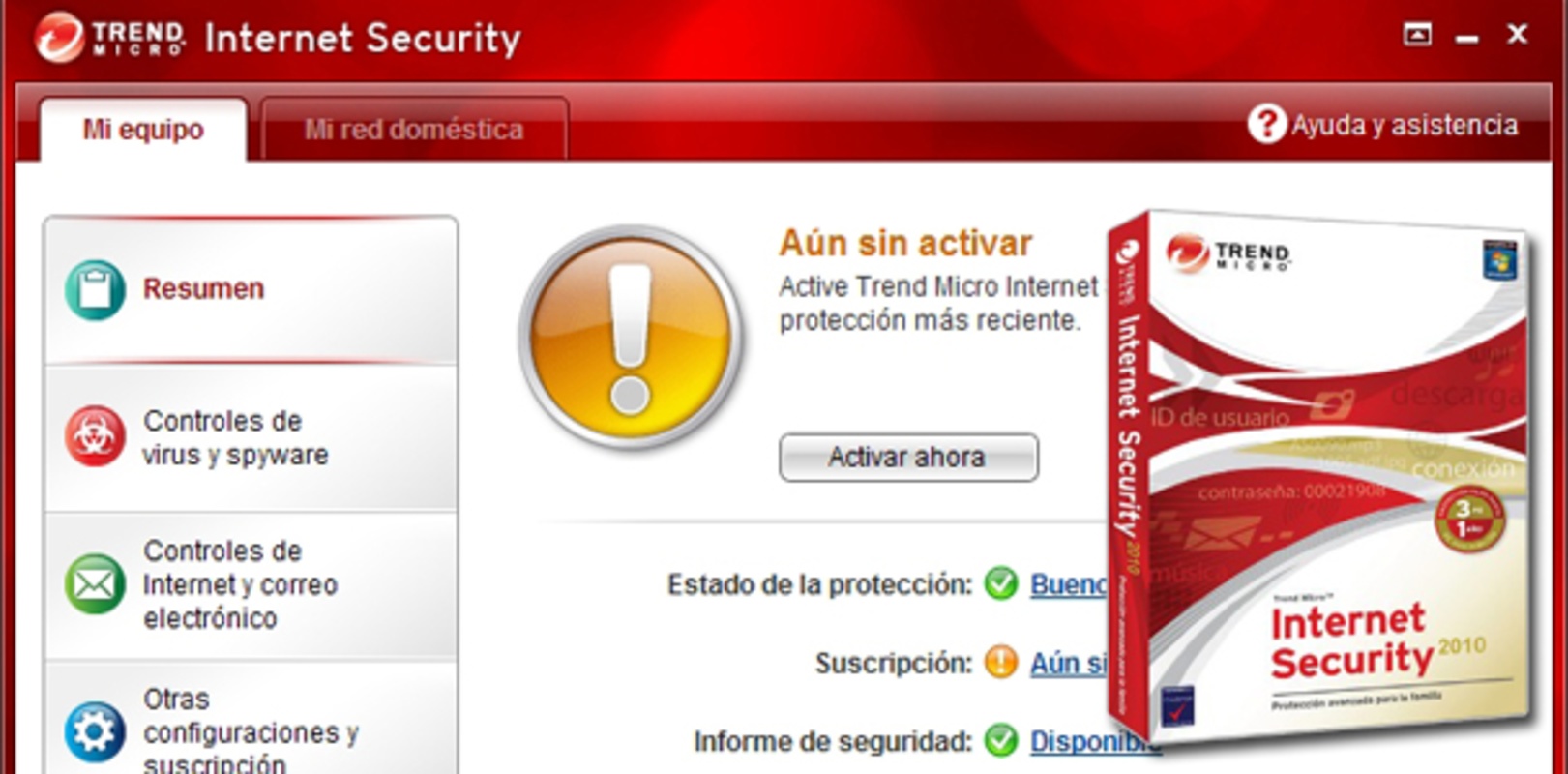 Trend Micro Internet Security 2010 feature