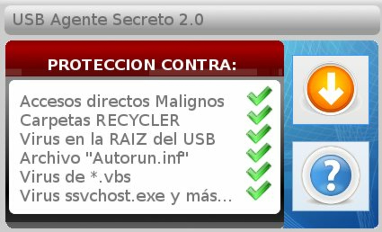 USB Agente Secreto 2.0 feature